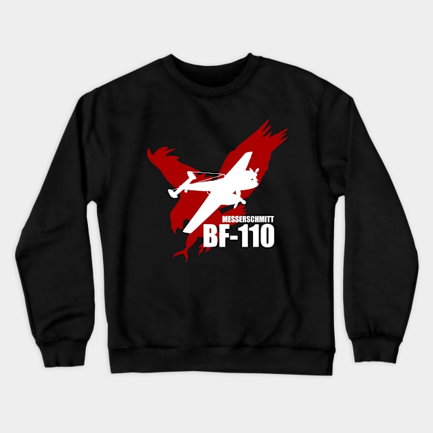 Messerschmitt Bf 110 Crewneck Sweatshirt by TCP